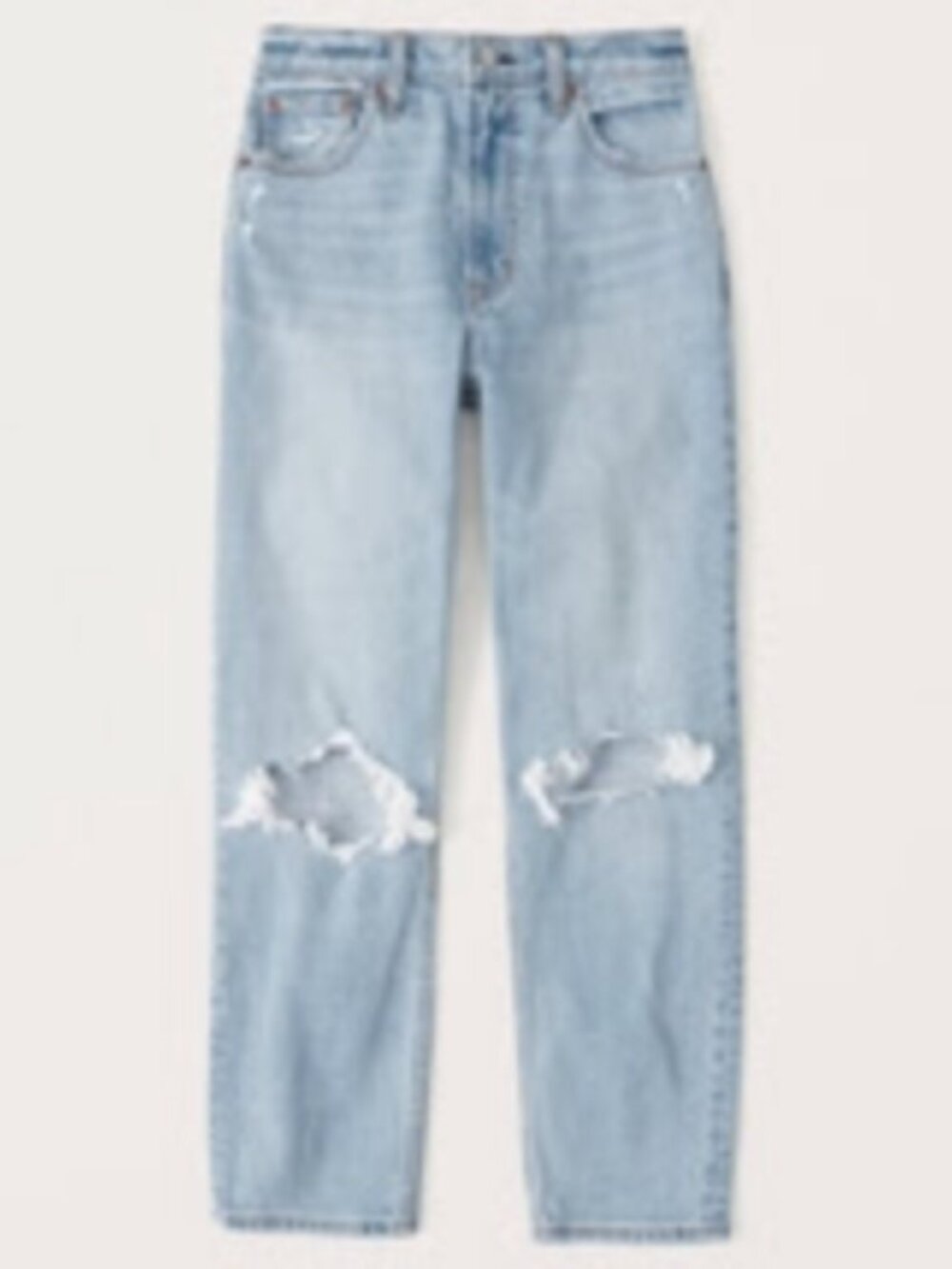 Abercrombie The Mom High Rise Distressed Jeans Size 30/10R